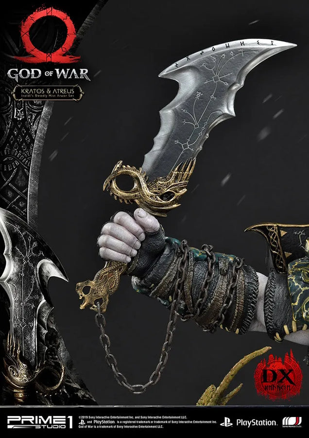 Kratos & Atreus Ivaldi's Deadly Mist Armor Set (Deluxe Version) - LIMITED EDITION: 200 (Deluxe Version) – Prime 1 Studio – ActionFigure Brasil