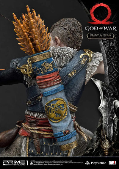 Kratos & Atreus (Ivaldi's Deadly Mist Armor Set Edition) God of War – Prime1Studio – ActionFigure Brasil
