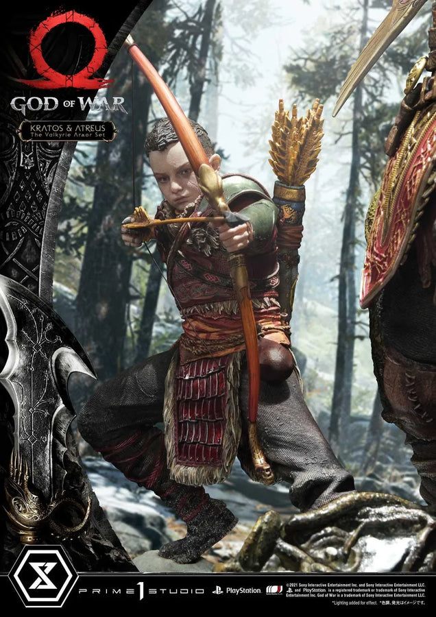 Kratos & Atreus (The Valkyrie Armor Set Edition) God of War – Prime1Studio – ActionFigure Brasil