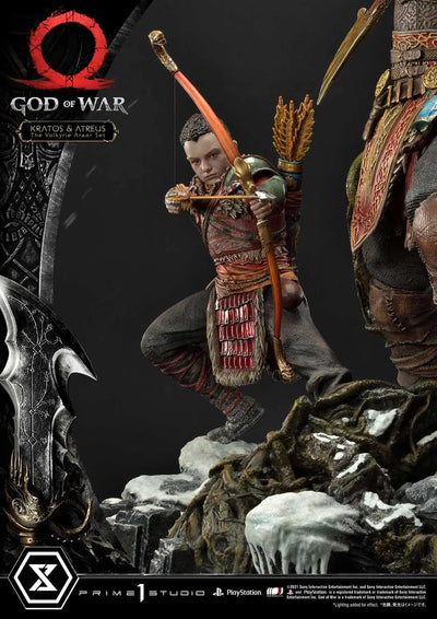 Kratos & Atreus (The Valkyrie Armor Set Edition) God of War – Prime1Studio – ActionFigure Brasil