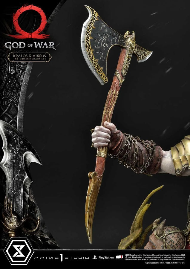 Kratos & Atreus (The Valkyrie Armor Set Edition) God of War – Prime1Studio – ActionFigure Brasil
