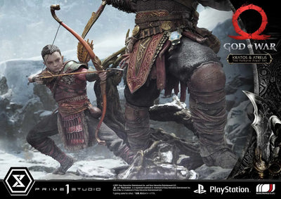 Kratos & Atreus (The Valkyrie Armor Set Edition) God of War – Prime1Studio – ActionFigure Brasil