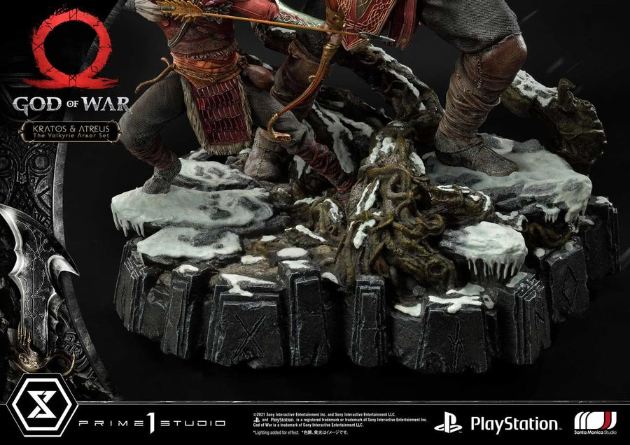 Kratos & Atreus (The Valkyrie Armor Set Edition) God of War – Prime1Studio – ActionFigure Brasil