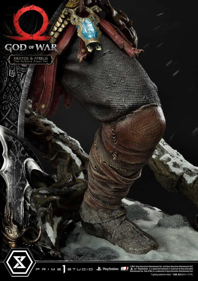 Kratos & Atreus (The Valkyrie Armor Set Edition) God of War – Prime1Studio – ActionFigure Brasil