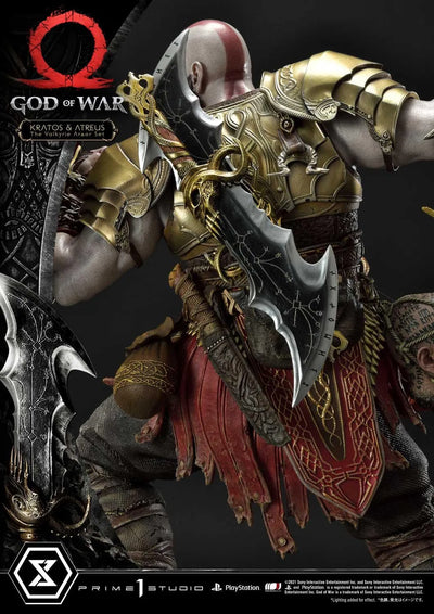 Kratos & Atreus (The Valkyrie Armor Set Edition) God of War – Prime1Studio – ActionFigure Brasil