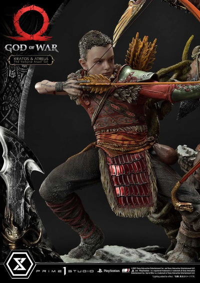 Kratos & Atreus (The Valkyrie Armor Set Edition) God of War – Prime1Studio – ActionFigure Brasil