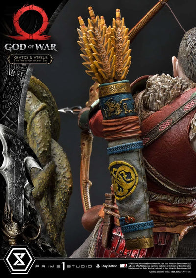 Kratos & Atreus (The Valkyrie Armor Set Edition) God of War – Prime1Studio – ActionFigure Brasil