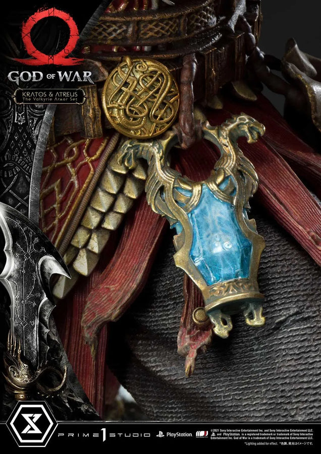 Kratos & Atreus (The Valkyrie Armor Set Edition) God of War – Prime1Studio – ActionFigure Brasil