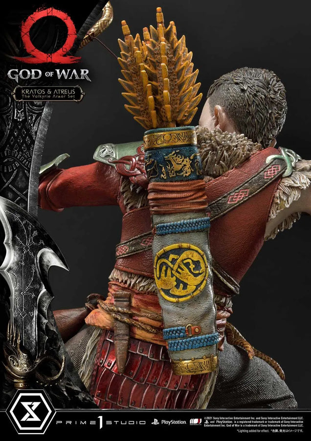 Kratos & Atreus (The Valkyrie Armor Set Edition) God of War – Prime1Studio – ActionFigure Brasil