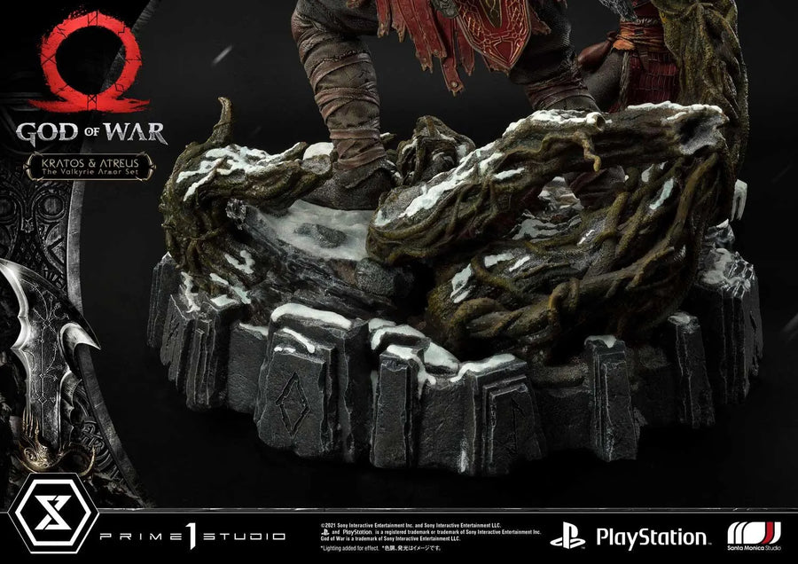 Kratos & Atreus (The Valkyrie Armor Set Edition) God of War – Prime1Studio – ActionFigure Brasil