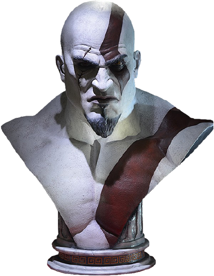 Kratos – Gaming Heads – ActionFigure Brasil — ângulo diferente