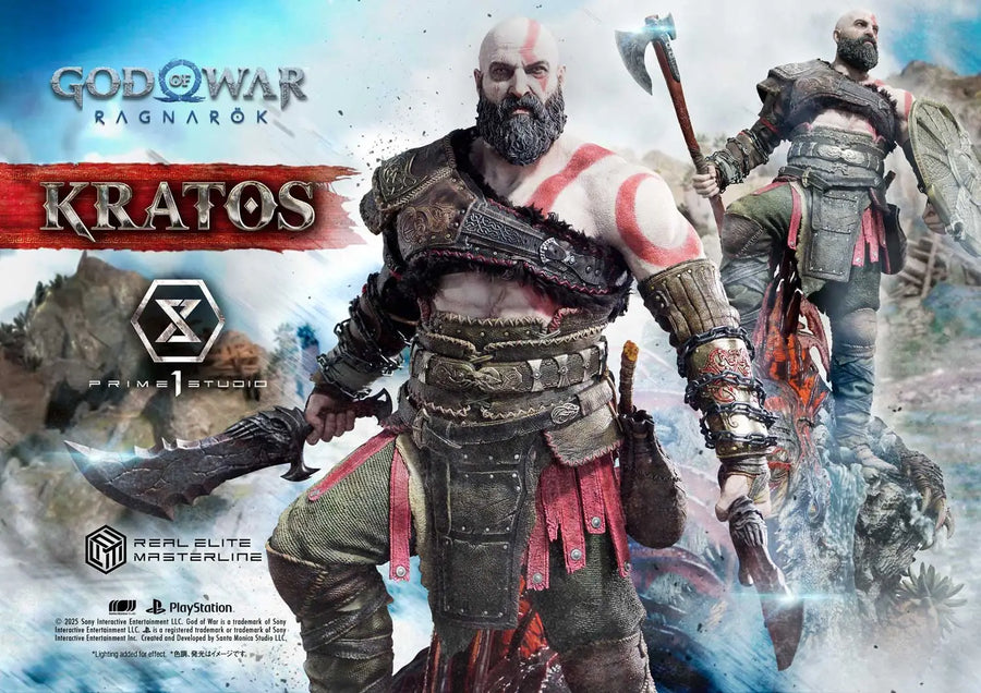 Kratos (Regular Version) God of War: Ragnarok – Prime1Studio – ActionFigure Brasil