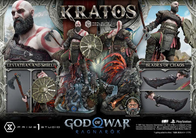Kratos (Regular Version) God of War: Ragnarok – Prime1Studio – ActionFigure Brasil