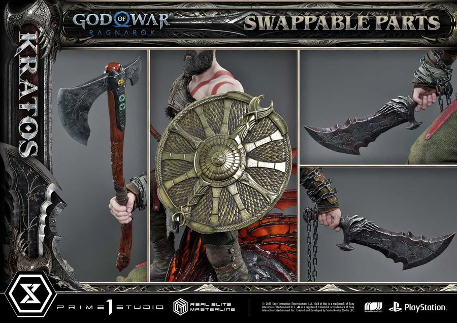 Kratos (Regular Version) God of War: Ragnarok – Prime1Studio – ActionFigure Brasil