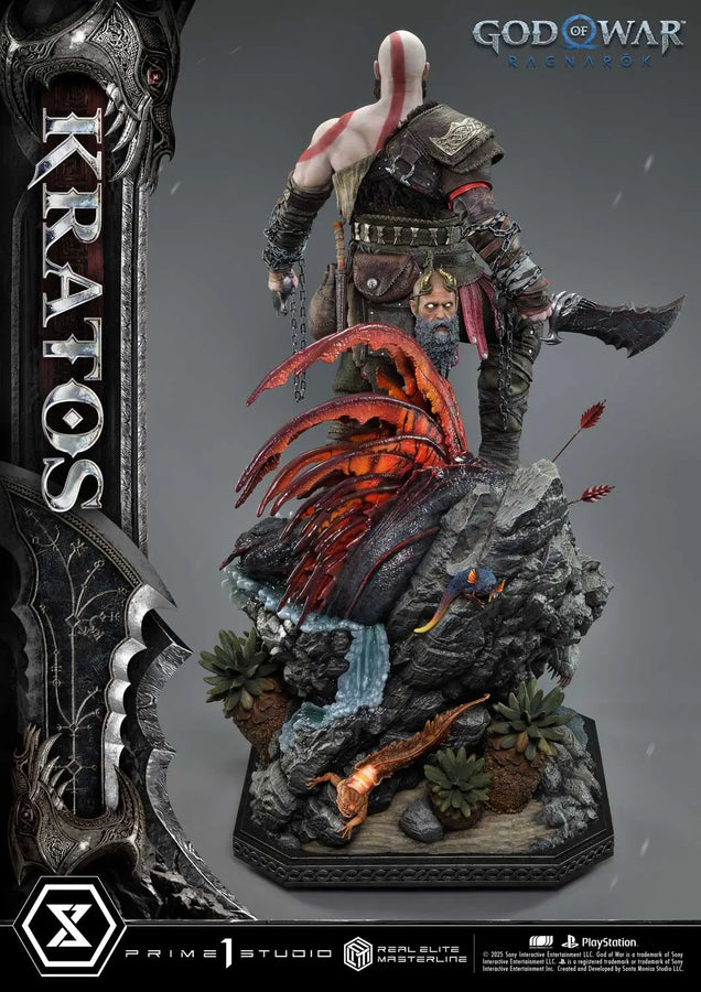 Kratos (Regular Version) God of War: Ragnarok – Prime1Studio – ActionFigure Brasil