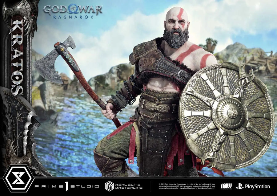 Kratos (Regular Version) God of War: Ragnarok – Prime1Studio – ActionFigure Brasil