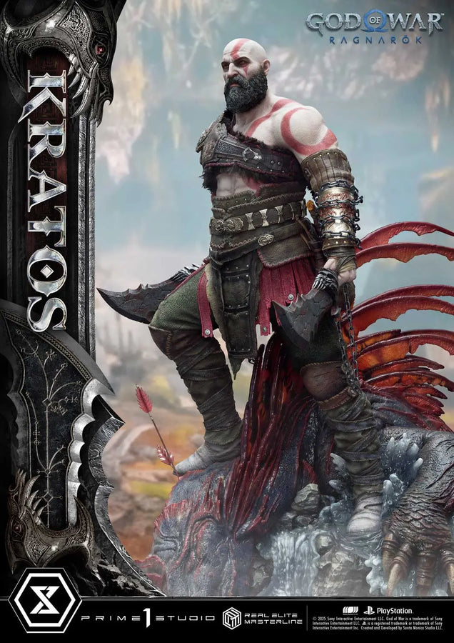 Kratos (Regular Version) God of War: Ragnarok – Prime1Studio – ActionFigure Brasil