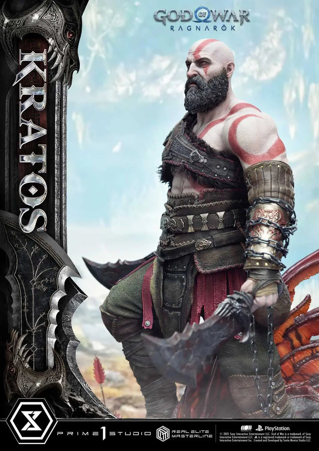 Kratos (Regular Version) God of War: Ragnarok – Prime1Studio – ActionFigure Brasil