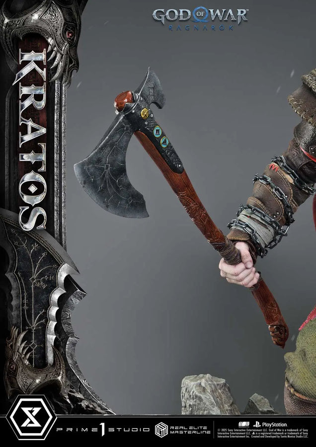 Kratos (Regular Version) God of War: Ragnarok – Prime1Studio – ActionFigure Brasil