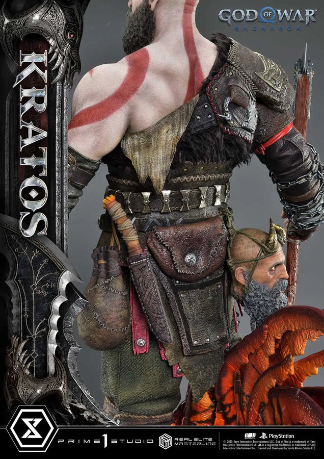 Kratos (Regular Version) God of War: Ragnarok – Prime1Studio – ActionFigure Brasil
