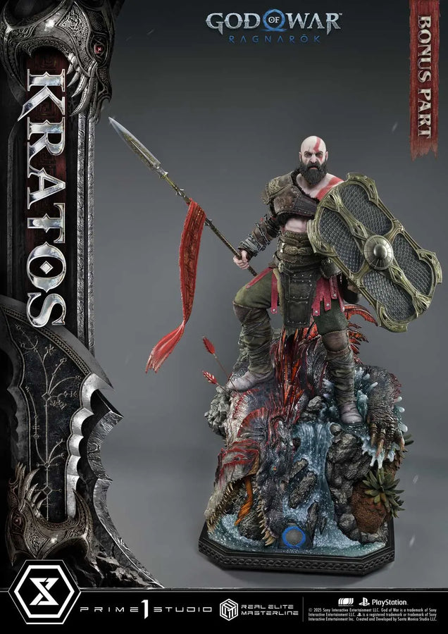 Kratos (Ultimate Bonus Version) God of War: Ragnarok – Prime1Studio – ActionFigure Brasil