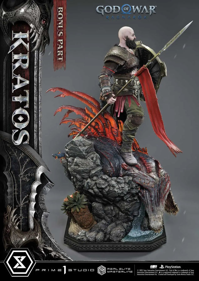 Kratos (Ultimate Bonus Version) God of War: Ragnarok – Prime1Studio – ActionFigure Brasil