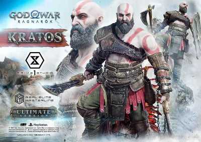 Kratos (Ultimate Bonus Version) God of War: Ragnarok – Prime1Studio – ActionFigure Brasil