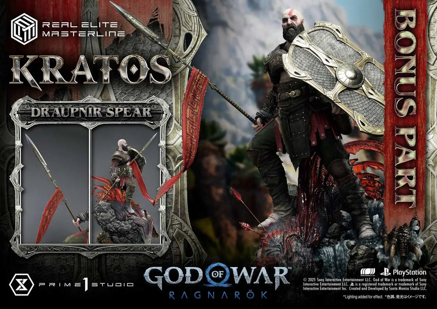 Kratos (Ultimate Bonus Version) God of War: Ragnarok – Prime1Studio – ActionFigure Brasil