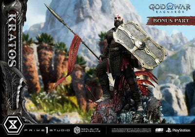 Kratos (Ultimate Bonus Version) God of War: Ragnarok – Prime1Studio – ActionFigure Brasil