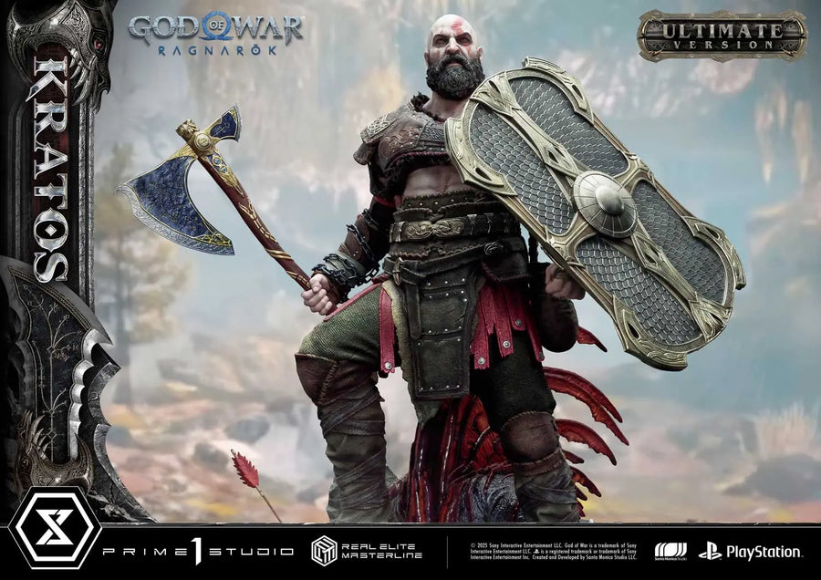 Kratos (Ultimate Bonus Version) God of War: Ragnarok – Prime1Studio – ActionFigure Brasil