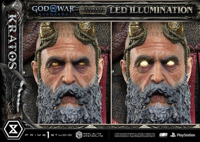 Kratos (Ultimate Bonus Version) God of War: Ragnarok – Prime1Studio – ActionFigure Brasil