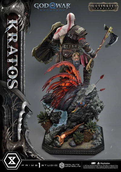 Kratos (Ultimate Bonus Version) God of War: Ragnarok – Prime1Studio – ActionFigure Brasil