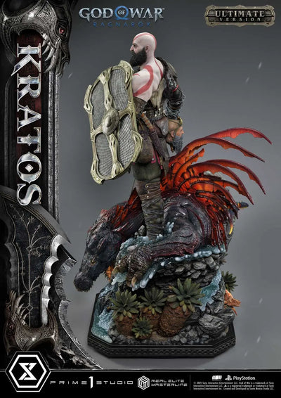 Kratos (Ultimate Bonus Version) God of War: Ragnarok – Prime1Studio – ActionFigure Brasil