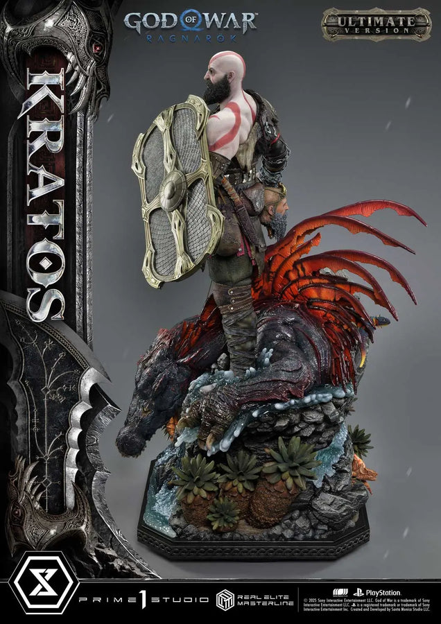 Kratos (Ultimate Bonus Version) God of War: Ragnarok – Prime1Studio – ActionFigure Brasil