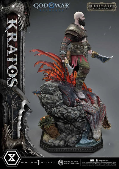 Kratos (Ultimate Bonus Version) God of War: Ragnarok – Prime1Studio – ActionFigure Brasil