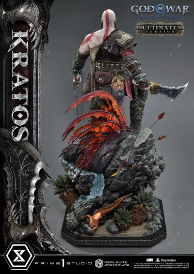 Kratos (Ultimate Bonus Version) God of War: Ragnarok – Prime1Studio – ActionFigure Brasil