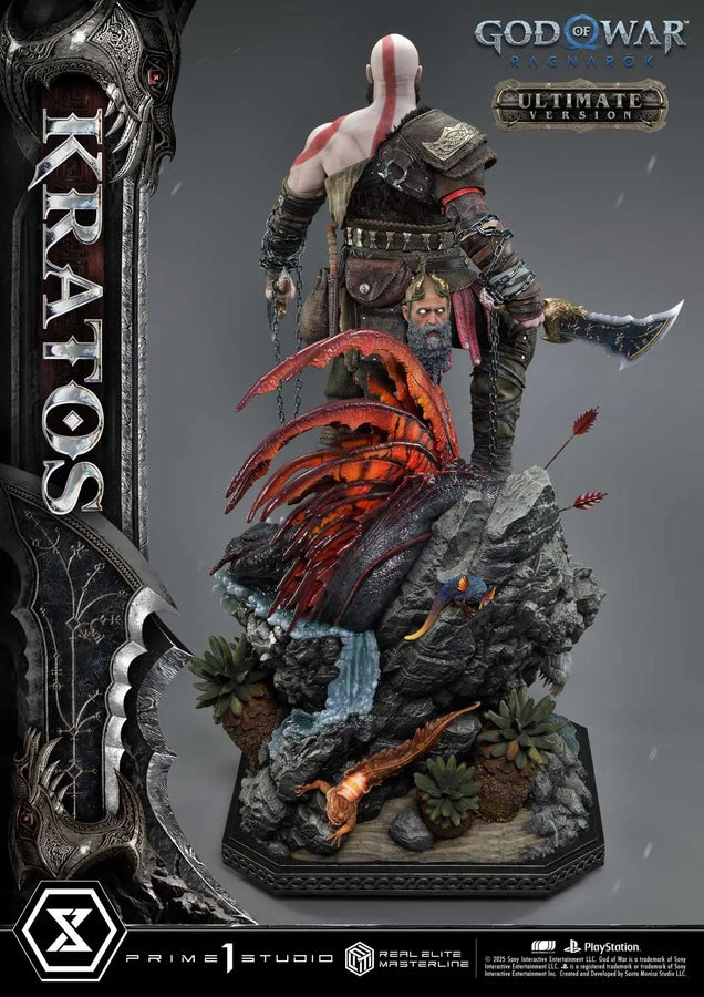 Kratos (Ultimate Bonus Version) God of War: Ragnarok – Prime1Studio – ActionFigure Brasil