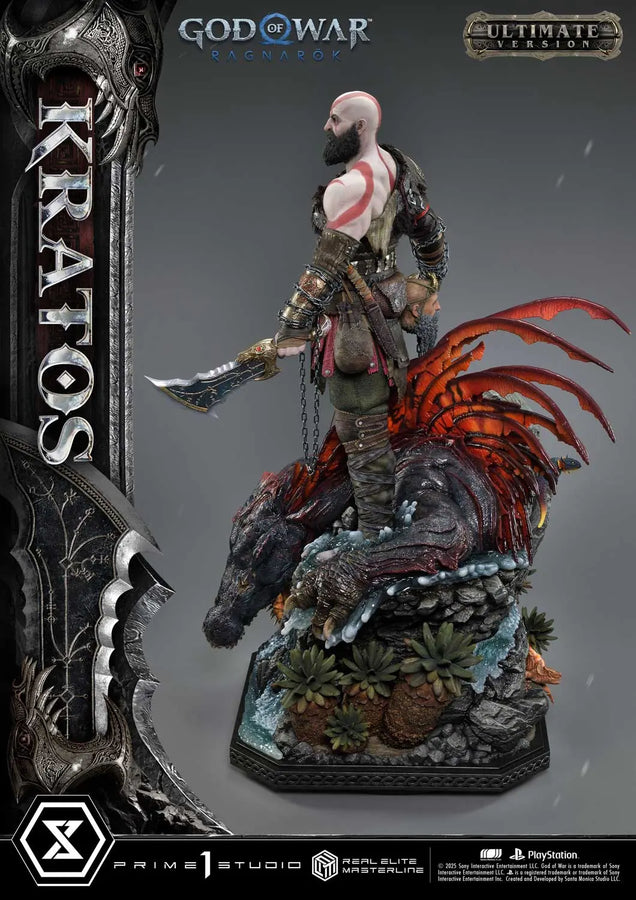 Kratos (Ultimate Bonus Version) God of War: Ragnarok – Prime1Studio – ActionFigure Brasil