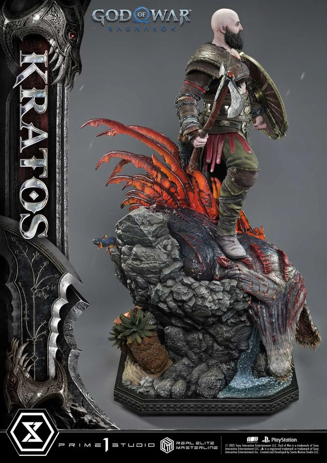 Kratos (Ultimate Bonus Version) God of War: Ragnarok – Prime1Studio – ActionFigure Brasil