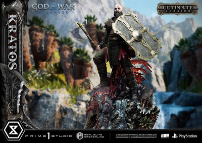 Kratos (Ultimate Bonus Version) God of War: Ragnarok – Prime1Studio – ActionFigure Brasil