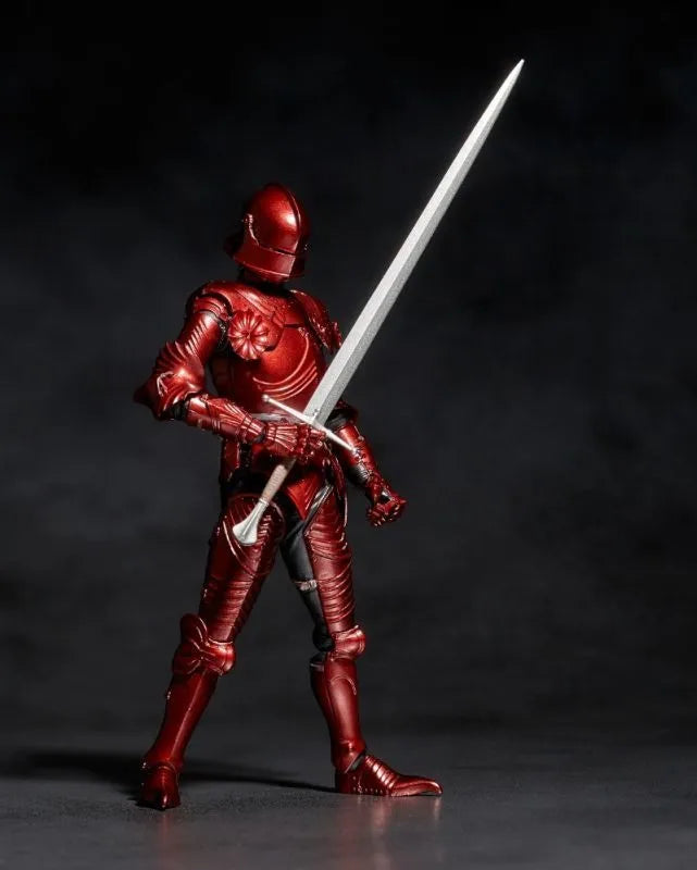 KT Project KT-EX07 - Revoltech - 15th Century Gothic Field Armor - Red (Kaiyodo)ㅤ – Kaiyodo – ActionFigure Brasil