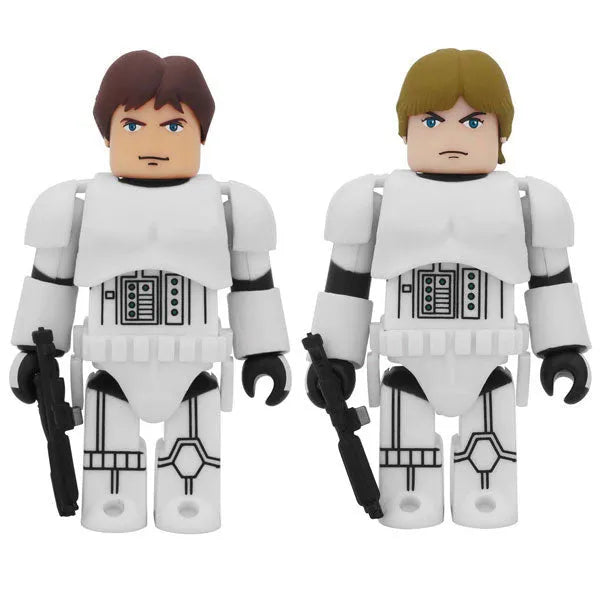 Kubrick No.275 Storm Trooper Luke Skywalker Ver. and Han Solo Ver. 2 Packㅤ – Medicom Toy – ActionFigure Brasil