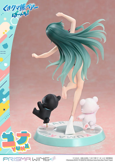 Kuma Kuma Kuma Bear - Kumakyuu - Kumayuru - Yuna - Prisma Wing (PWKBP-01P) - 1/7 (Prime 1 Studio)ㅤ – Prime 1 Studio – ActionFigureBrasil — com base expositora