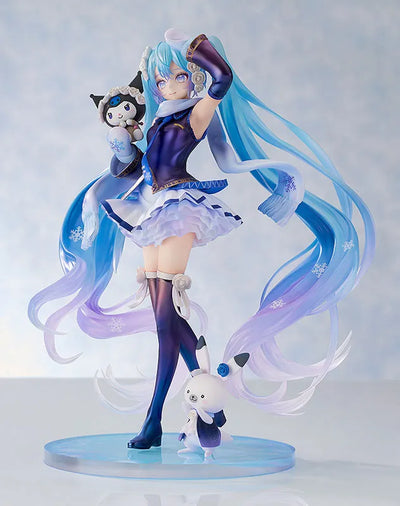 Kuromi - Vocaloid - Hatsune Miku - Rabbit Yukine - 1/7 - Snow (Good Smile Company)ㅤ – Good Smile Company – ActionFigureBrasil — com base expositora