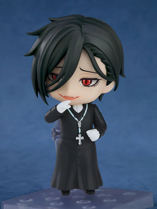 Kuroshitsuji ~Kishuku Gakkou-hen~ - Sebastian Michaelis - Nendoroid #2670 - Sapphire Owl Ver. (Good Smile Company, Orange Rouge)ㅤ – Orange Rouge – ActionFigureBrasil