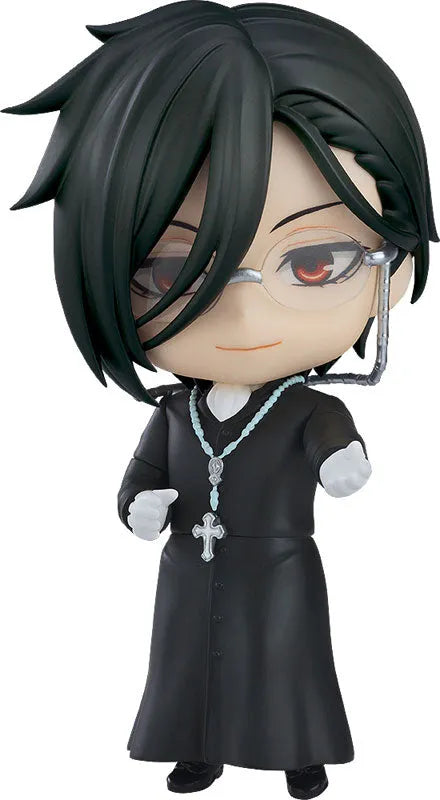Kuroshitsuji ~Kishuku Gakkou-hen~ - Sebastian Michaelis - Nendoroid #2670 - Sapphire Owl Ver. (Good Smile Company, Orange Rouge)ㅤ – Orange Rouge as ManufacturerGood Smile Company as Producer – ActionFigure Brasil