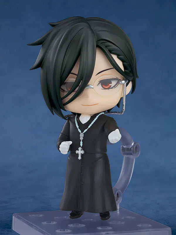 Kuroshitsuji ~Kishuku Gakkou-hen~ - Sebastian Michaelis - Nendoroid #2670 - Sapphire Owl Ver. (Good Smile Company, Orange Rouge)ㅤ – Orange Rouge – ActionFigureBrasil