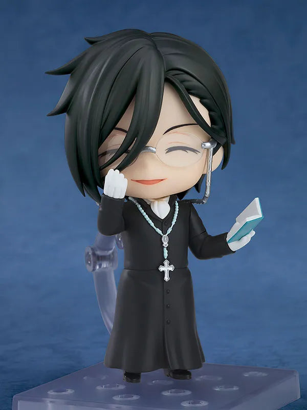 Kuroshitsuji ~Kishuku Gakkou-hen~ - Sebastian Michaelis - Nendoroid #2670 - Sapphire Owl Ver. (Good Smile Company, Orange Rouge)ㅤ – Orange Rouge as ManufacturerGood Smile Company as Producer – ActionFigure Brasil