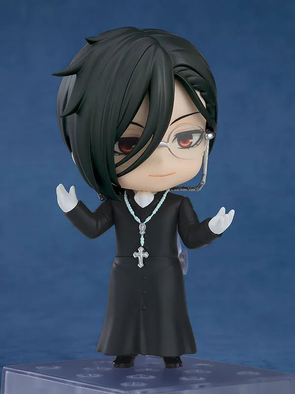 Kuroshitsuji ~Kishuku Gakkou-hen~ - Sebastian Michaelis - Nendoroid #2670 - Sapphire Owl Ver. (Good Smile Company, Orange Rouge)ㅤ – Orange Rouge as ManufacturerGood Smile Company as Producer – ActionFigure Brasil