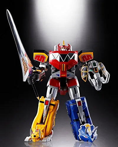 Kyouryuu Sentai Zyuranger - Daizyujin - Shugojuu Pteranodon - Shugojuu SaberTiger - Shugojuu Triceratops - Shugojuu Tyrannosaurus - Shugojuu ZyuMammoth - Soul of Chogokin GX-72 (Bandai)ㅤ – Bandai – ActionFigure Brasil